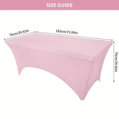 Polyester Tablecloth Elastic Table Cover Spandex Table Covers