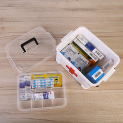 Portable Medicine Box First Aid Storage Health Care Box