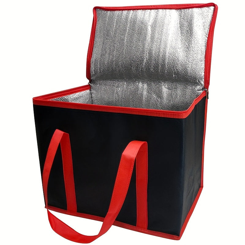 Portable Insulated Lunch Bag with Aluminum Foil Lining