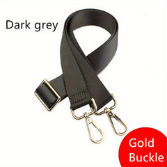Dark Gray Bag Strap Adjustable Shoulder Travel Reusable