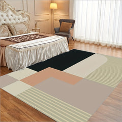 Nordic Geometric Carpets for Living and Bedroom Areas