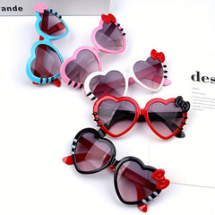 Y2K Heart Frame Sunglasses UV Protection for Summer Party