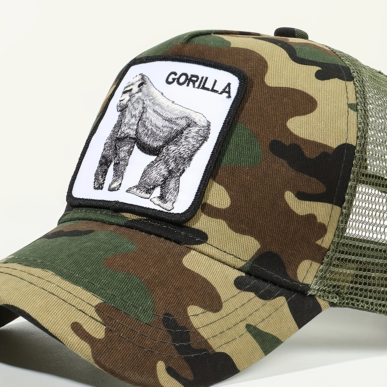 Orangutan Rabbit Animal Pattern Trucker Hat Baseball Cap