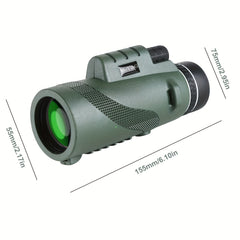 40X60 High Power Monocular Telescope With Smartphone Holder & Tripod