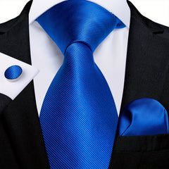 Paisley Striped Silk Tie Set for Men
