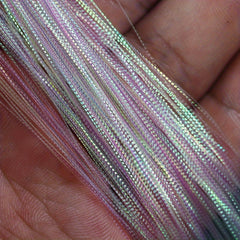 ICERIO 1pack 0.2mm Rainbow Fish Skin Flash Strands Fly Tying Materials