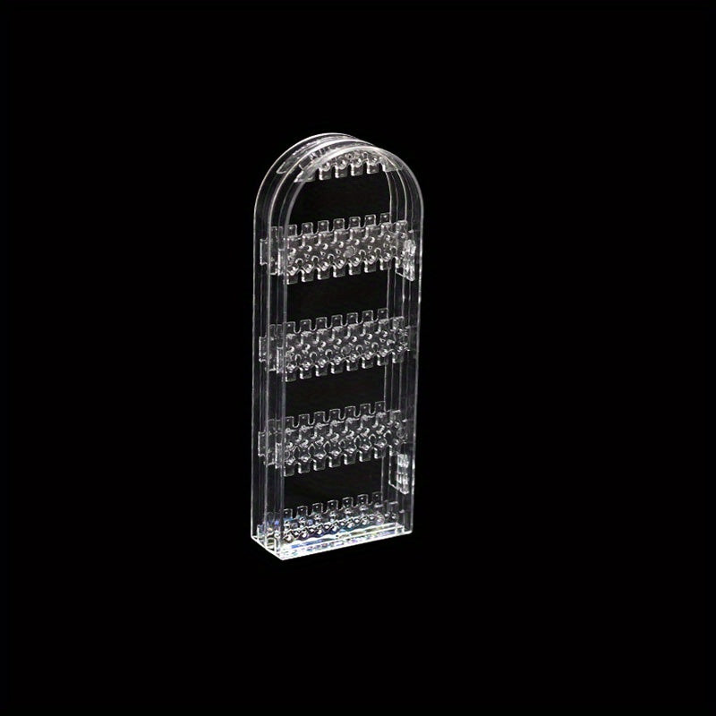 Large Capacity Foldable Jewelry Display Rack with 2 Fans