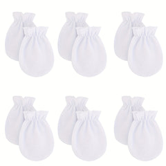 6pcs Toddler Baby Casual Thermal Mittens for Autumn and Spring