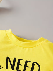 Baby Casual Vitamin Sun Round Neck T shirt Clothes