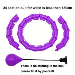 Smart Weighted Exercise Hoops Fitness Gear for Adults and Kids