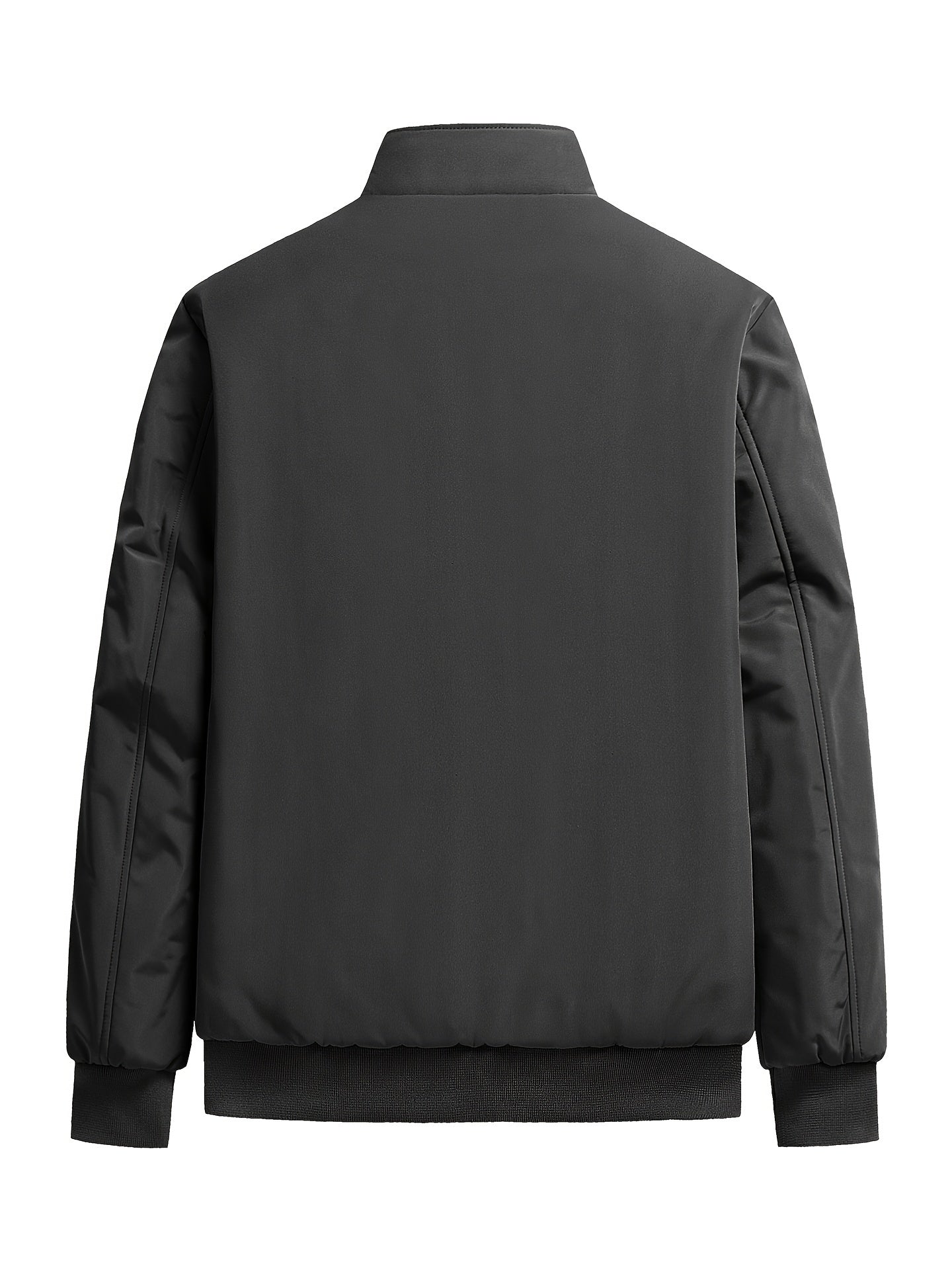 Men's Padded Stand Collar Jacket Windproof Outwear