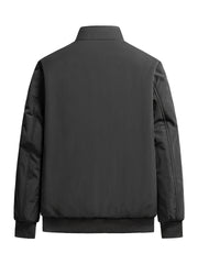 Men's Padded Stand Collar Jacket Windproof Outwear