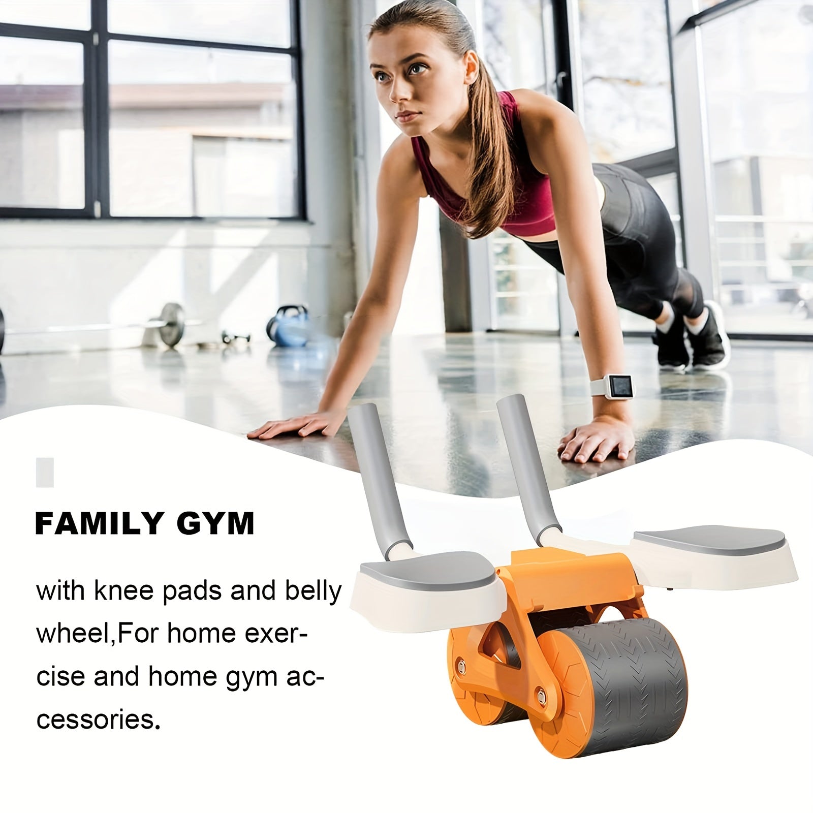 Automatic Rebound Ab Roller Wheel for Strong Core Fitness
