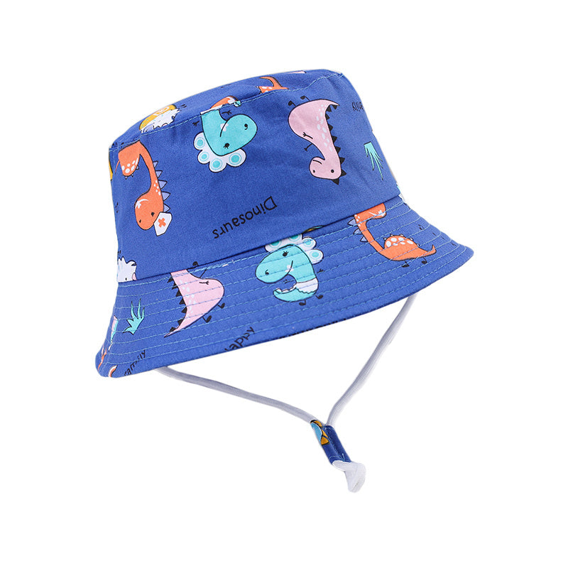 Casual Dino Print Fisherman's Hat Bucket Hat Sun Protection