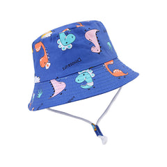 Casual Dino Print Fisherman's Hat Bucket Hat Sun Protection