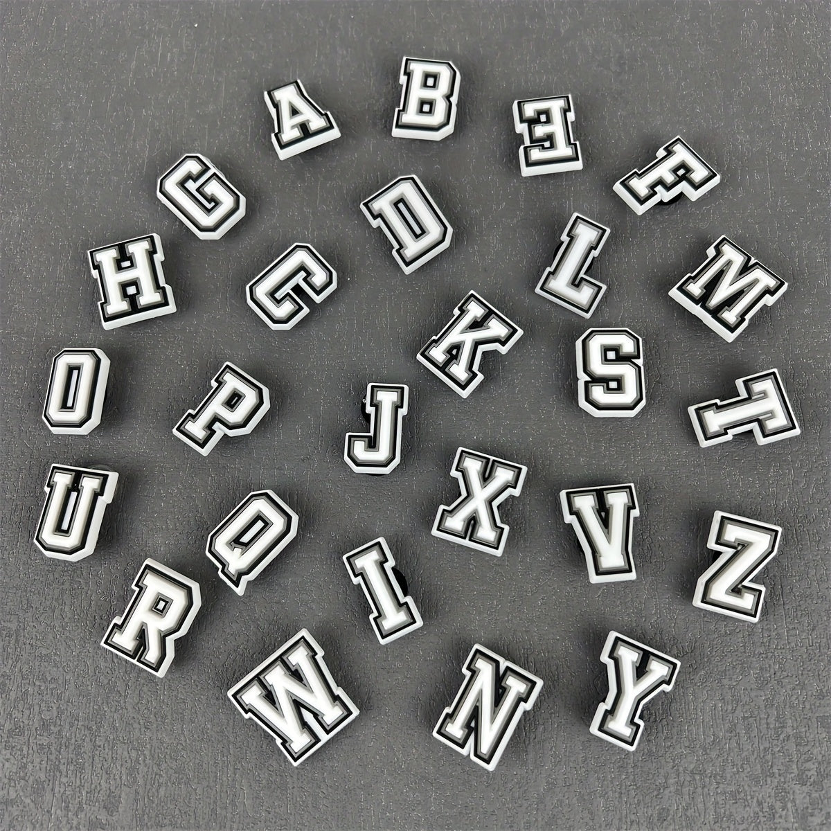 26pcs Letter & 11 Pcs Number Bag Decor Portable Mini Beach Accessories