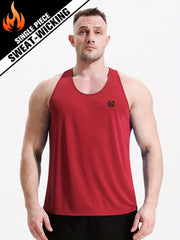 Men's Stretch Sleeveless Tank Top for Gym Workout - Comfy & Breathable