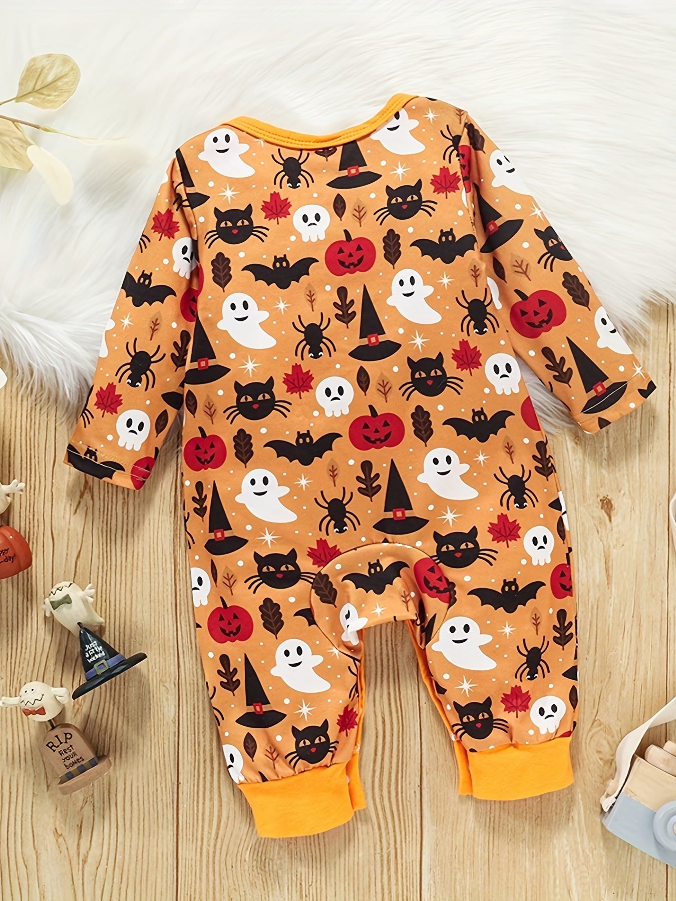 Halloween Party Bodysuit Romper For Baby Girls& Boys