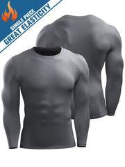 Men's Compression Sport T-Shirt - Quick Drying Sweatshirt for Fitness