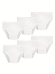 6pcs Girls Triangle Panties Soft Comfortable Underwear