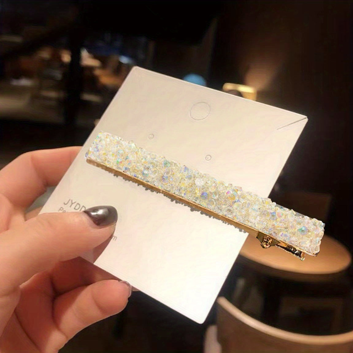 Rhinestone Hair Clip Decorative Hairpin for Baby Girls