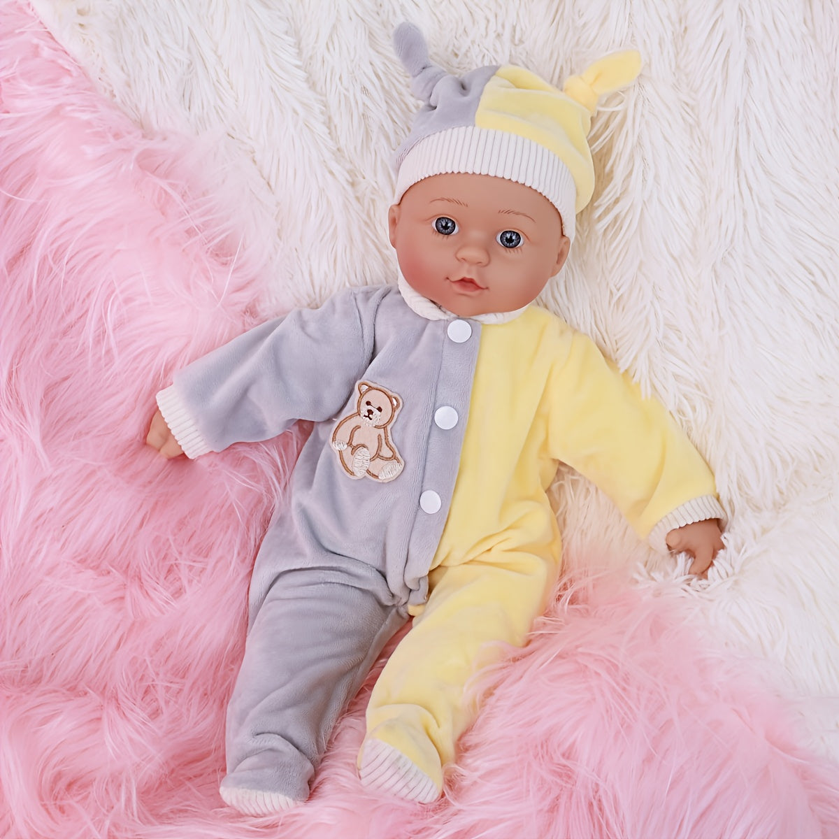 16 Reborn Youngsters Doll Soft Body Lifelike Soothing Item Gift Boys & Girls