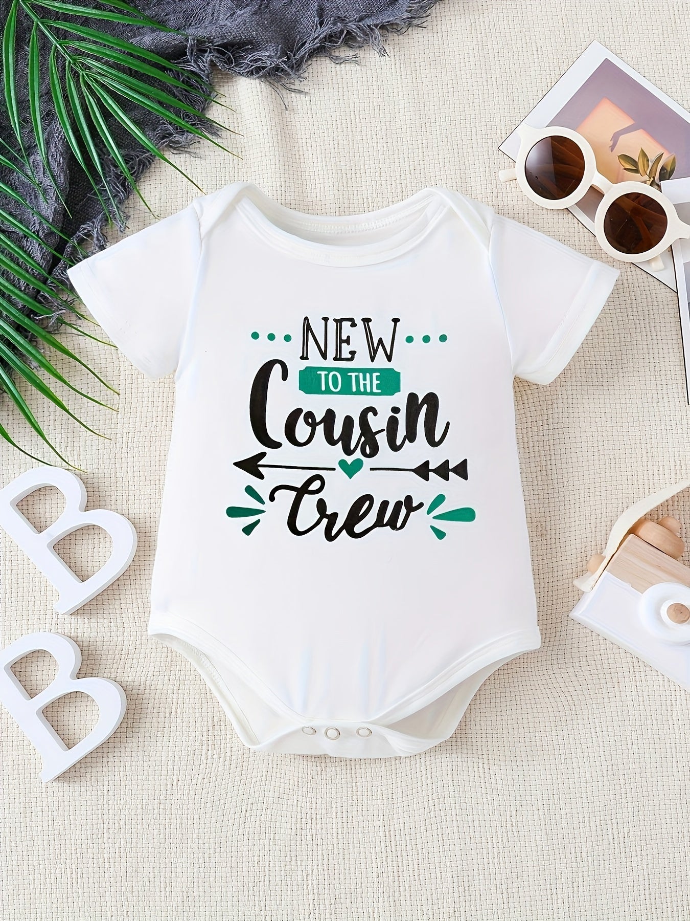 Cousin Crew Short Sleeve Onesie for Baby Boys and Girls