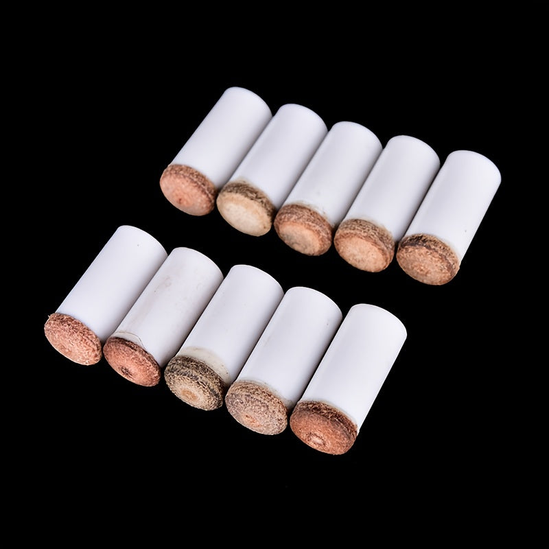 10pcs Pool Cue Tip Billiards Snooker Pool Pole Tip Replacement
