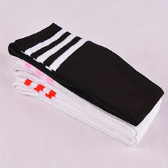 Striped Thigh High Socks Over The Knee Women's Stockings