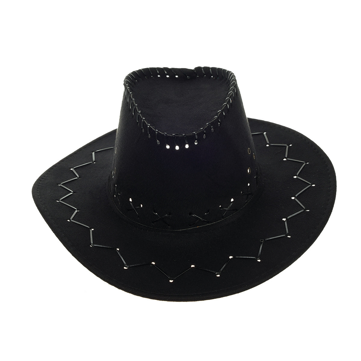 Suede Wide Brim Cowboy Hat for Women Men - Unisex Western Hat