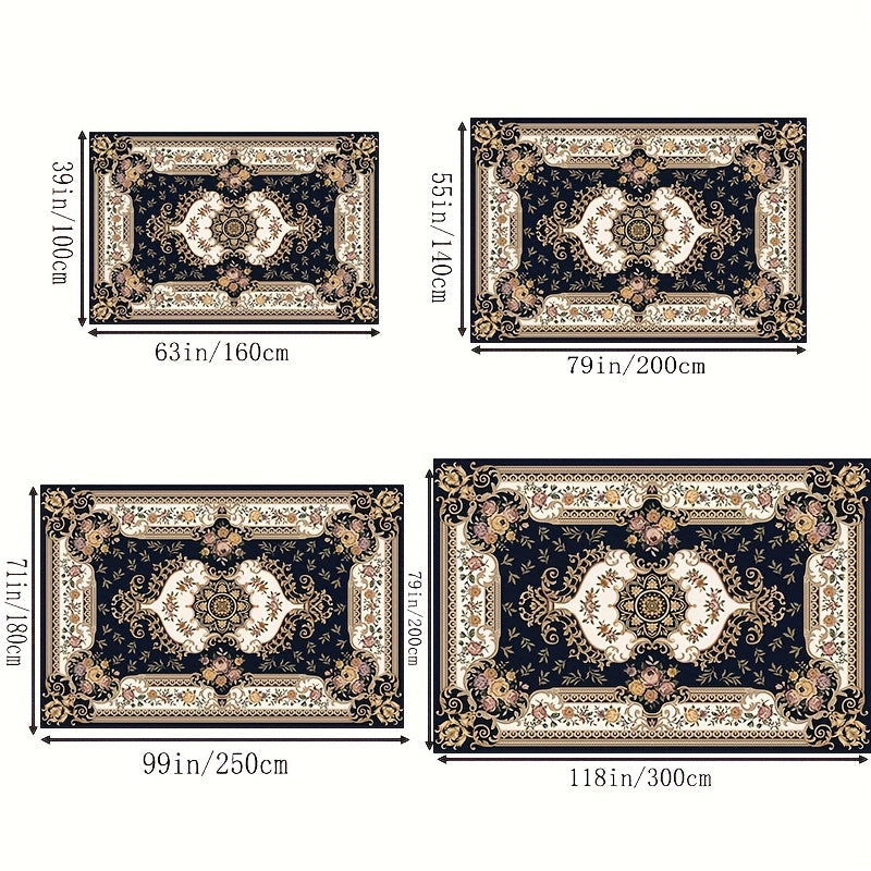 Persian Anti-fatigue Kitchen Mat Vintage Boho Absorbent Bath Mat