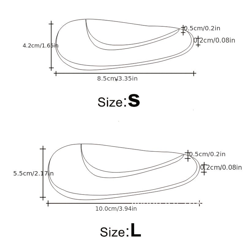 2PCS Orthotic Arch Support Insole Flat Foot Corrector Shoe Insert Silicone Pads