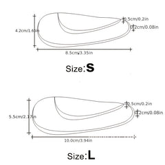 2PCS Orthotic Arch Support Insole Flat Foot Corrector Shoe Insert Silicone Pads