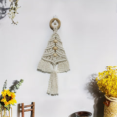 Hand Rope Weaving Christmas Tree DIY Decoration