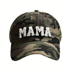 Leopard Mama Mini Embroidery Baseball Cap Sun Protection Hat