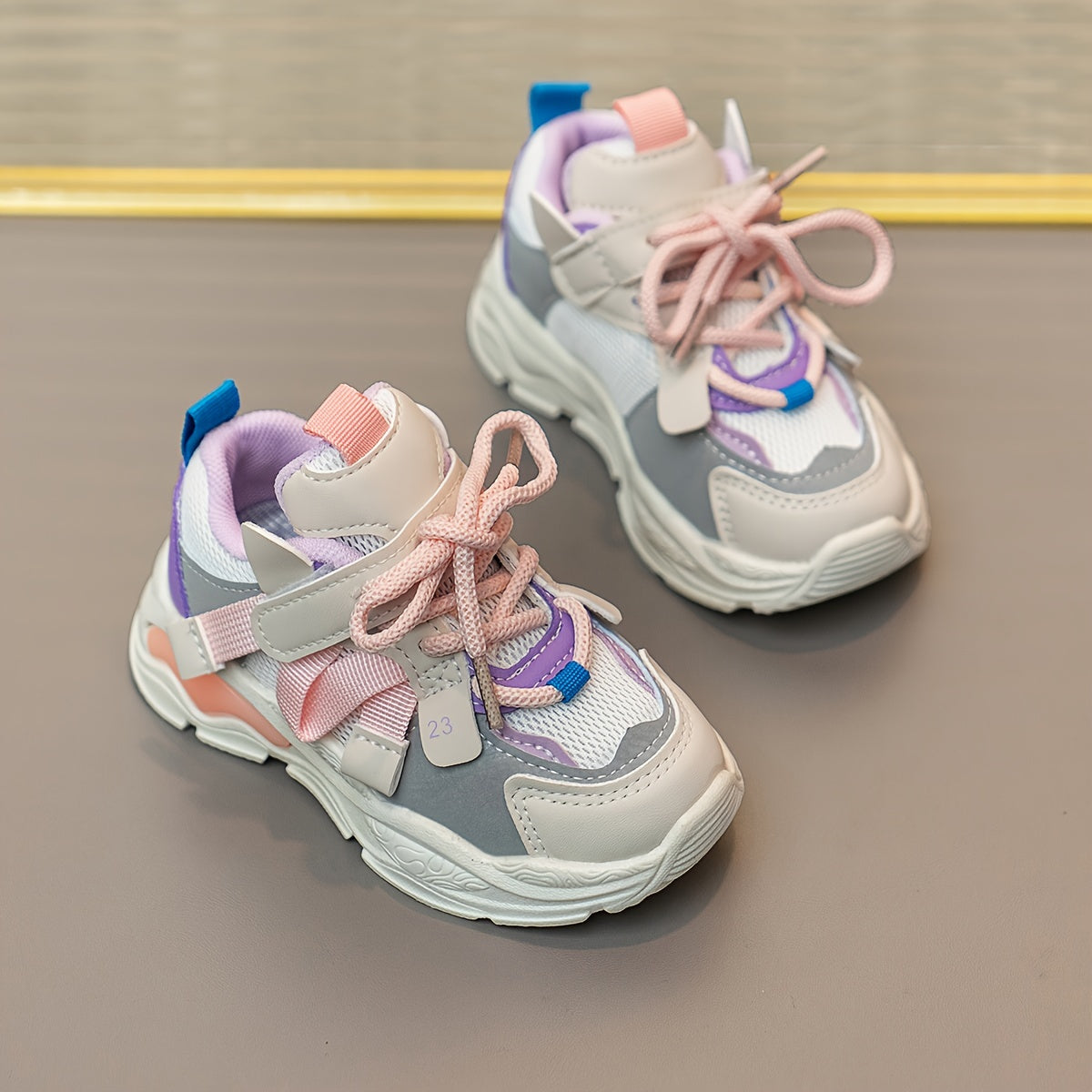 Kids' Comfy Block Mesh Running Shoes - Outdoor Activities