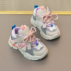 Kids' Comfy Block Mesh Running Shoes - Outdoor Activities