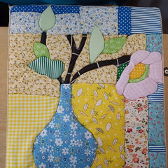 7pcs 49 78 49 Floral Cotton Fabric Square Quilted Fabric For Sewing