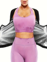 Women's Tummy Control Long Sleeve Sauna Sweat Shirt