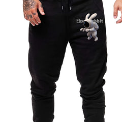 Men's Astronaut Print Drawstring Sweatpants