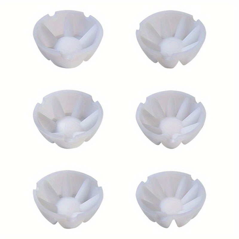 6 Piece Flower Tilting Cup Set for Acrylic Pour Floral Art