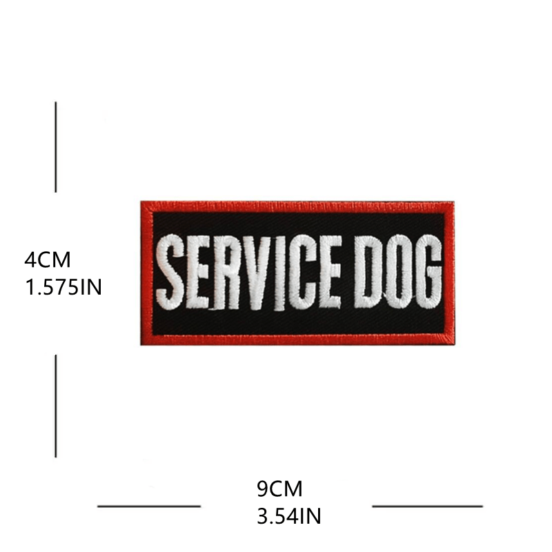 Pet Harness with Embroidered Tape Patches Letter Patch