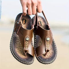 Men's Casual Ring Toe Sandals Non Slip Flip Flop Shoes