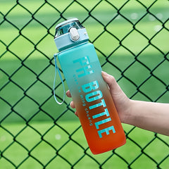 1000ml Gradient Sports Water Bottle with Straw