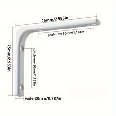 2pcs Triangle Bracket Holder Wall Fixed Laminated Holder