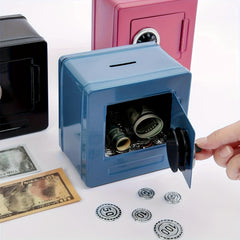 Metal Storage Box With Password Lock Savings Box Money Bank Coin Bank