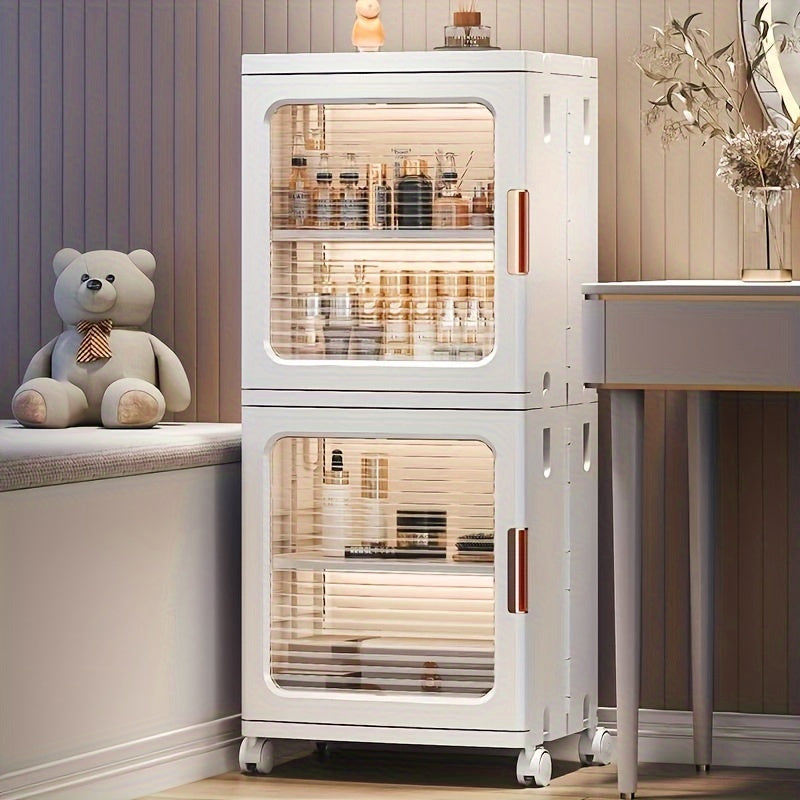 Storage Cabinet - Clothes Toy Plastic Snack Organizer B
