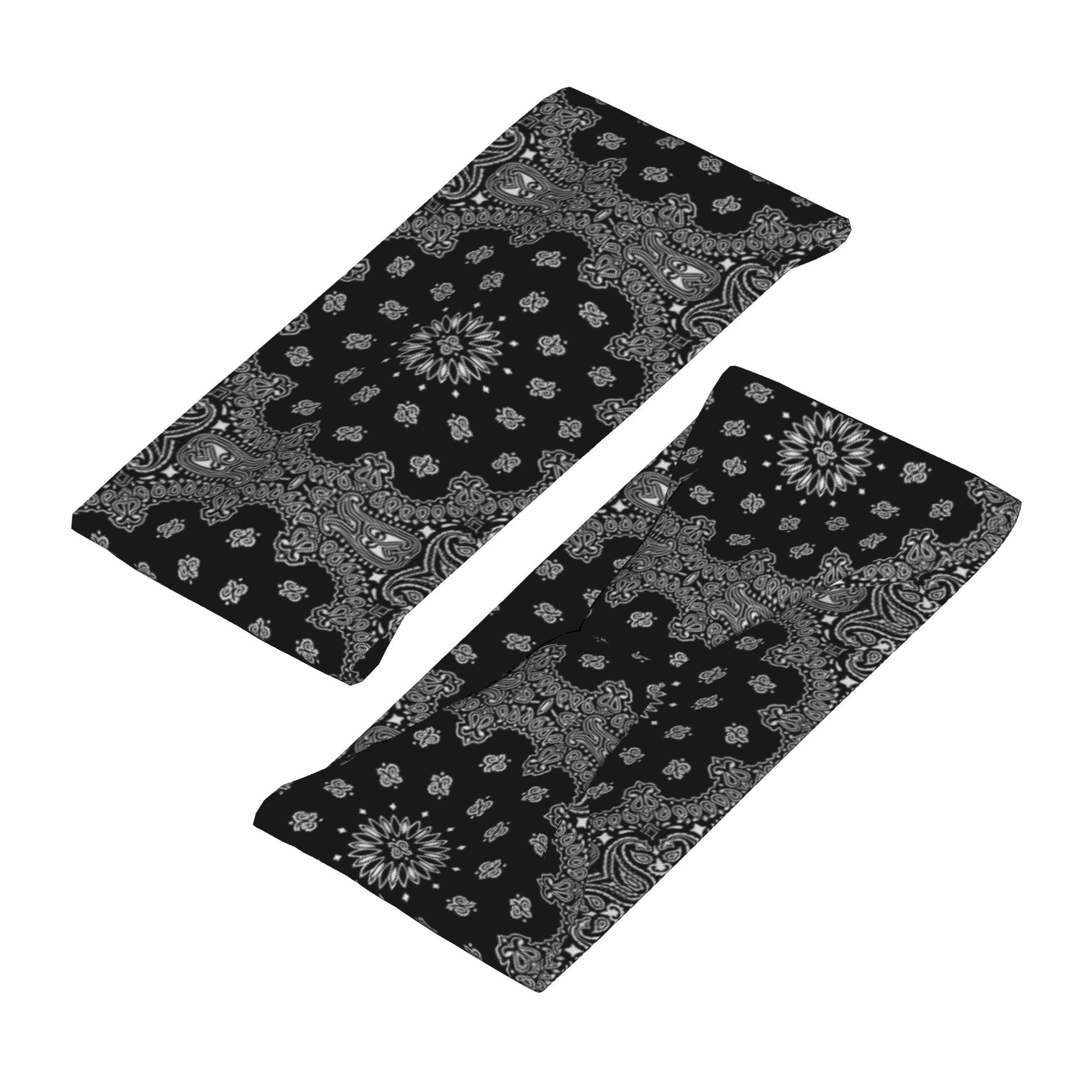 Retro Paisley Unisex Sports Headband Sweat Wicking Stretchy Polyester