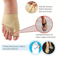 Skin Tone Silicone Split Toe Skin-friendly Foot Cover