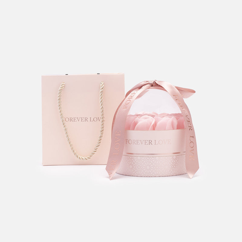 1pc Forever Blossom Preserved Rose Jewelry With Gift Bag